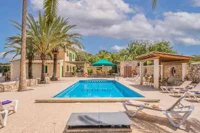 Image de Maison de vacances \"Son Real\" avec vue sur la montagne, piscine, Wi-Fi, terrasse et jardin