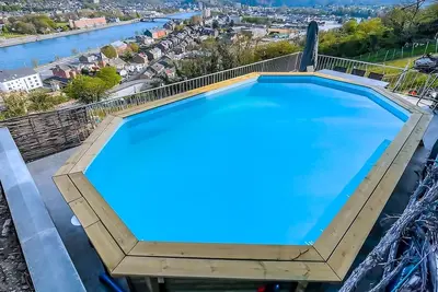 Image de Maison à Huy avec piscine et vue sur la citadelle