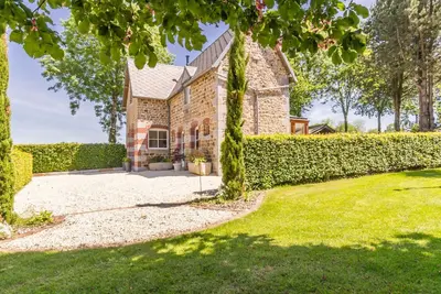 Image de Maison confortable avec jardin arboré, proche Mont-St-Michel, draps/tout inclus, animaux admis