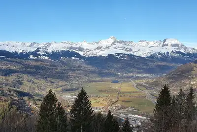 Image de St Gervais les Bains, sur les hauteurs vue magnifique, appartement 12 couchages