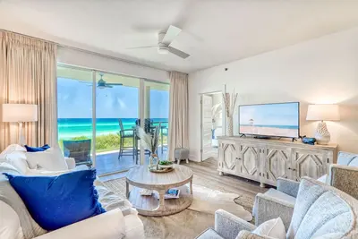 Image de 30a Gulf Front Seacrest Beach Luxury Condo `Hp 15w` + Beach Chair Set Up