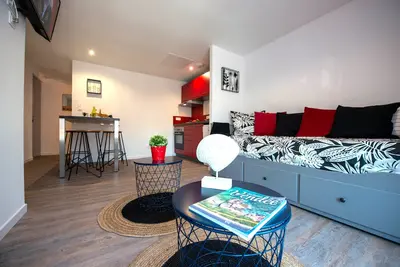 Appartement cocooning 2-4 pers à 5mn de la grande plage et du port de pêche
