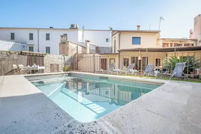 Image de Maison de vacances \"Horta Den Menut\" avec vue sur la montagne, piscine, Wi-Fi, jardin et terrasse