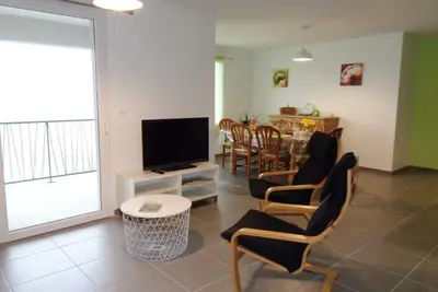 Image de Appartement Pmr, balcon, cuisine équipée, WiFi, draps fournis