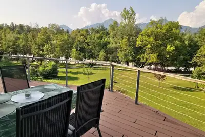 Apartma nadstropje-Appartement-Panoramique-Douche-Vue sur Montagne