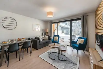 Image de Superbe appartement 88m2, 3 chambres, 2 sdb, au pied des pistes