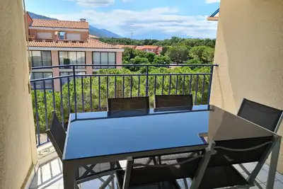 Image de Argelès-Sur-Mer - T2 cabine climatisé pour 4 personnes avec parking