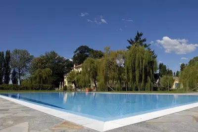 Nice family apartment in historical Villa Veneta with pool