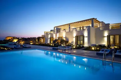 Image de Luxury Sepia Estate Mesmerising Views of the Aegean Sea, Paradise & Paraga Beach