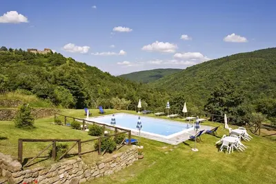 Image de Belle maison de vacances privée avec Wifi, piscine privée, Tv et parking, près de Cortone