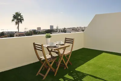 Image de Great studio penthouse of 25 m2, with a large and terrace overlooking the sea and all of Santa Cruz