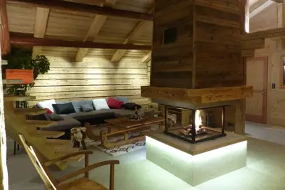Image de Appartement 4* pour 10 pers. avec cheminée et bain norvégien, proche pistes - Le Grand-Bornand