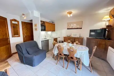 Image de Appartement au pied des pistes avec balcon, parking et Wi-Fi