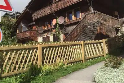 Image de Sauna And Cosy Old Wooden Swiss Mountain Chalet In Gryon And Garden