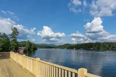 Image de Lake Placid Waterfront Estate | Indoor Pool, A/C, Boathouse & More