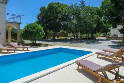 Maison de vacances privée avec piscine privée, Wifi, climatisation, Tv, terrasse, parking