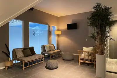 Image de Merveilleuse maison de vacances privée pour 6 personnes avec Wifi, Tv, terrasse et parking