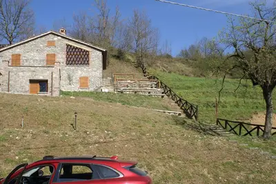 Tramonto Casa Contadina Toscana Ristrutturata nel 2021