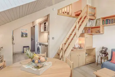 Image de Charmant 3 pièces rénové, idéal 6 pers, centre village, balcon, lumineux, proche télécabine et commerces