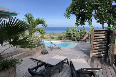 Image de Villa Kazami avec piscine et vue sur mer
