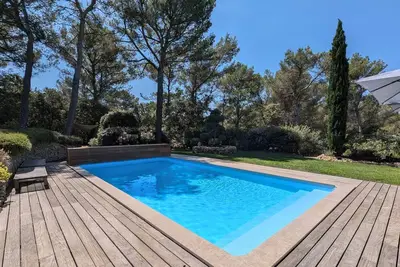 Image de Belle Villa contemporaine climatisée, au calme avec piscine sans vis à vis