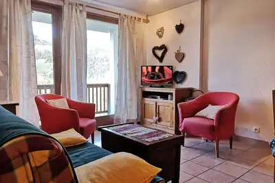 Image de Appartement cosy avec terrasse, proche pistes et commodités - 6 pers.