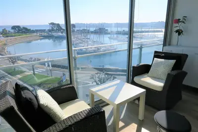 Image de Bel appartement rénové Vue Mer au port de de Perros-Guirec
