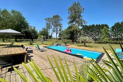 Image de Domaine classé 4* de 180 m2 pour 10 personnes sur le Bassin d'Arcachon