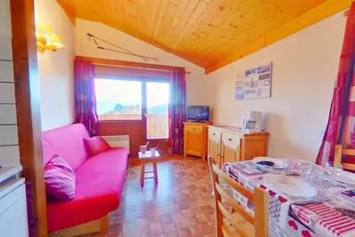 Image de Appartement cosy 2 pièces cabine avec balcon - 6 personnes, proche pistes et Esf - Hauteluce