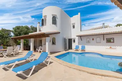 Image de Ferienhaus mit Privatem Pool auf Mallorca, Blick auf den Hafen von Porto Petro