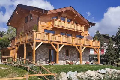 Image de Chalet Costabona en bois massif de Finlande 180 m2, 5 chambres, 12 personnes
