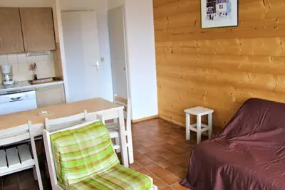 Image de Charmant appartement 2 pièces + 2 coins nuit avec balcon au centre de La Clusaz, pour 4-6 personnes