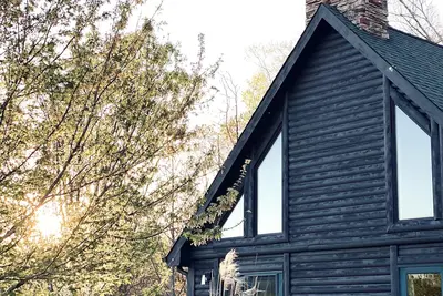Image de A-frame Cabin at Hanging Rock