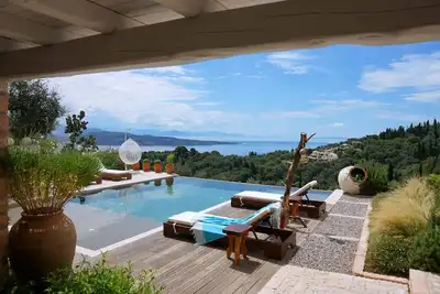 Image de Villa de luxe  Corfou | Villa de luxe Sinium | Villa 3 chambres avec piscine privee et vue sur la me