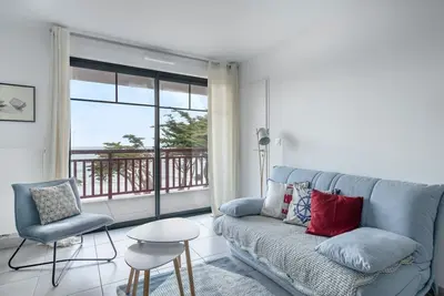 Image de 50m plage, appartement vue mer pour 3