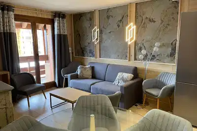 Image de Beautiful apartment - comfortable and warm at the foot of the slopes.