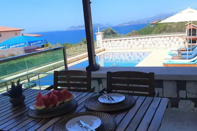 Image de Private luxury villa with private pool and sea view, fully equipped!