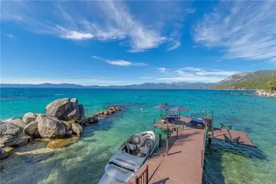 Image de Secluded Lakefront Estate in Secret Harbor is a Luxurious Beachfront Compound