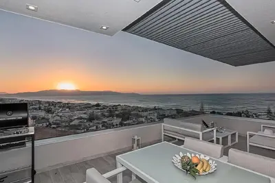 Image de Maison de vacances Platanias Kriti pour 1 - 8 personnes avec 3 chambres à coucher - Maison mitoyenne