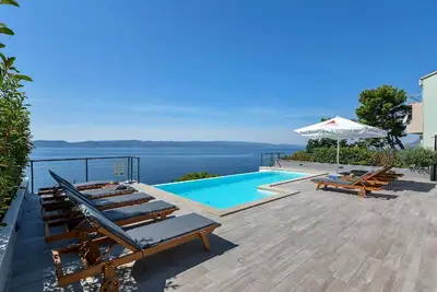 Image de Appartement de vacances Brela pour 1 - 4 personnes avec 1 chambre Ă coucher - Maison de vacances