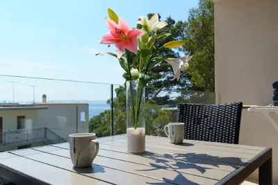 Image de Appartement de vacances Brela pour 1 - 4 personnes avec 1 chambre Ă coucher - Logement de vacances d