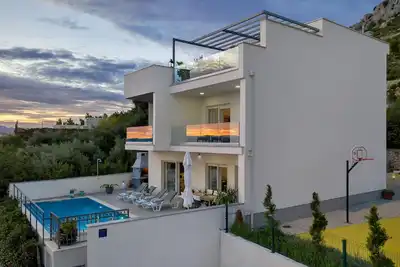 Image de Maison de vacances Makarska pour 1 - 6 personnes avec 4 chambres à coucher - Maison de vacances