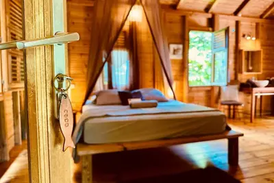 Image de Appartement de vacances Deshaies pour 2 - 3 personnes avec 1 chambre à coucher - Maison de vacances