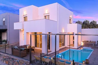 Image de Maison de vacances Yeoryioupolis Kriti pour 1 - 10 personnes avec 3 chambres à coucher - Maison de v