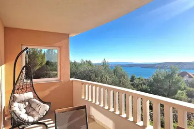 Appartement de vacances Seget Donji pour 1 - 4 personnes avec 1 chambre à coucher - Appartement de v