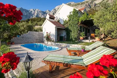 Image de Maison de vacances Makarska pour 1 - 4 personnes avec 1 chambre à coucher - Maison de vacances