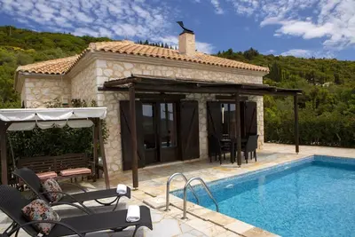 Image de Maison de vacances Vasiliki pour 1 - 4 personnes avec 1 chambre à coucher - Maison jumelée