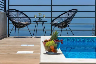 Image de Maison de vacances Makarska pour 1 - 6 personnes avec 2 chambres à coucher - Maison de vacances