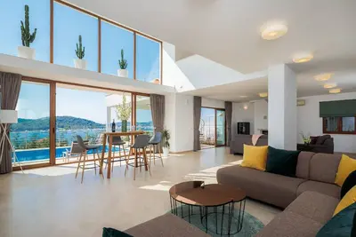 Image de Maison de vacances Rogoznica pour 1 - 10 personnes avec 5 chambres à coucher - Maison de vacances