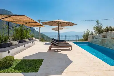Image de Maison de vacances Zaostrog pour 1 - 6 personnes avec 3 chambres à coucher - Maison mitoyenne